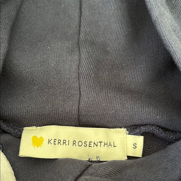 Rosenthal Blue Oversized Hoodie with Green Logo - Picture 2 of 6